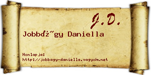 Jobbágy Daniella névjegykártya